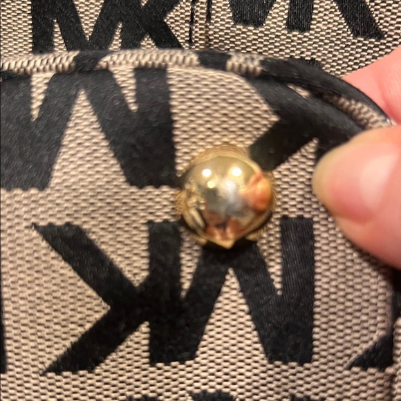 Michael Kors Brown and Tan Logo Tote - Picture 10 of 16